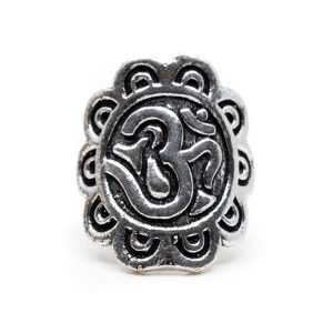 Justerbar Ring OHM Mässing Silver (30 mm)